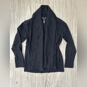 INC International Concepts Black Cardigan Sweater